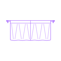 Buildings Window Curtains Cafe Engraving Svg Design, Free Vectors File